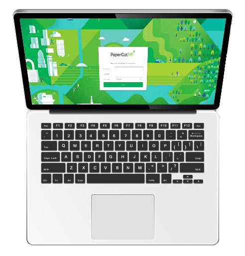 Laptop Fast Setup, Papercut MF, Excel Business Systems, Delaware, DE, Pennsylvania, PA