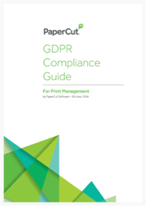 Gdpr Whitepaper Cover, Papercut MF, Excel Business Systems, Delaware, DE, Pennsylvania, PA