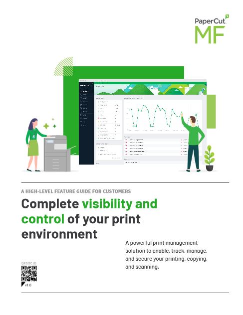 Full Brochure Cover, Papercut MF, Excel Business Systems, Delaware, DE, Pennsylvania, PA